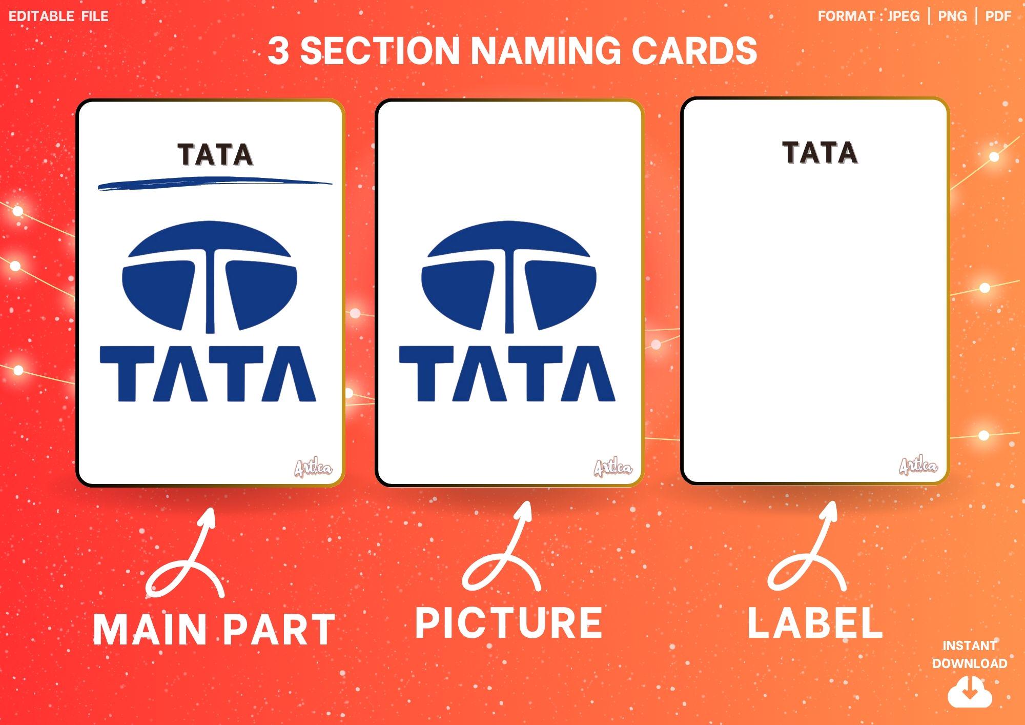 Car Brand Logo Flashcards, Printable & Editable (PDF Download A4 Size ...