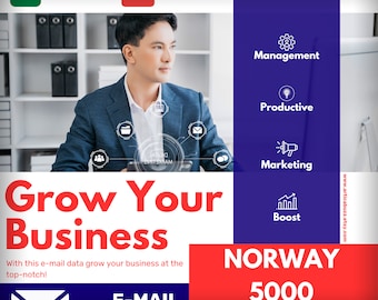 Norway email database, 100 percent real email, marketing database, bulk emails data, grow your business, emails data, real email database