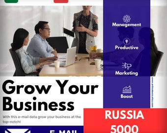 Russia email database, Consumer email data, Bulk leads, Bulk emails data, Email data, Marketing campaign,Russia email addresses, emails data