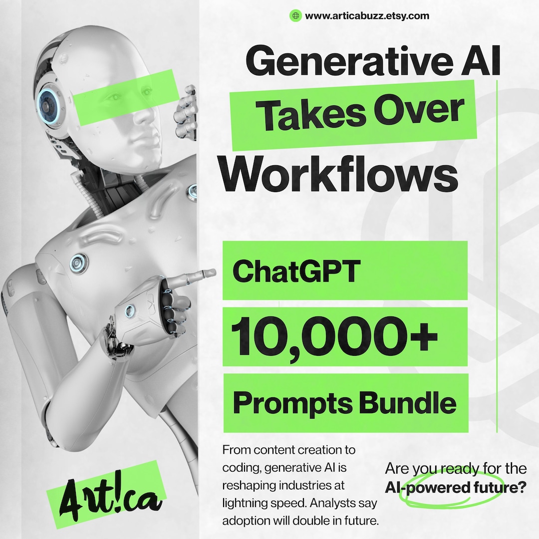 Chatgpt 10,000+ Prompts Bundle (digital Download) - Etsy