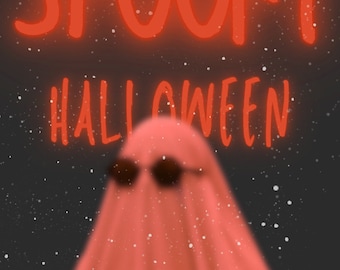 Editable Halloween | Halloween Invitation | Halloween Party Invitation | Halloween Spooky Party Invite | Canva Editable | Customised Hallow