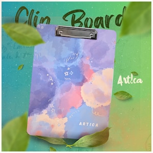 Clipboard | Custom Clipboard | Clipboard Decorative Cute | Clipboard Mold | Writing Board with Clip on Top | Hanging Document Board for Work