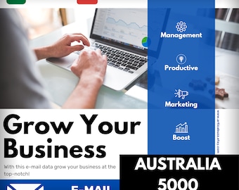 Australia email database, 5000 Active email database, Business email, emails data, marketing campaign, email lists, real email database file