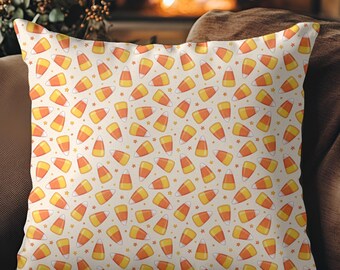 Cuscino di caramelle di mais: cuscino autunnale di Halloween