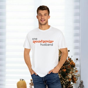 Halloween Husband Shirt, One Spooktacular Husband T Shirt, Husband Gift, Fall T-shirt for Husband, Minimalist Tshirt for Mr Spouse