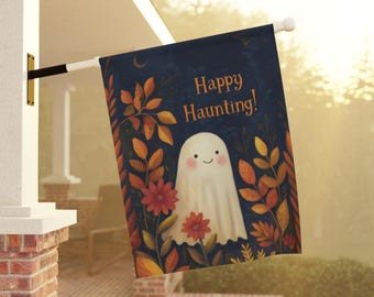 Bandiera di benvenuto per Halloween: striscione per una casa autunnale inquietante