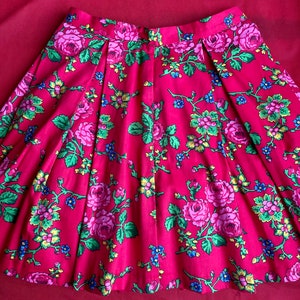 Polish folk skirt traditional folklore Polish national patterns flower pattern highlander folk costume regional folk flower highlander S XS