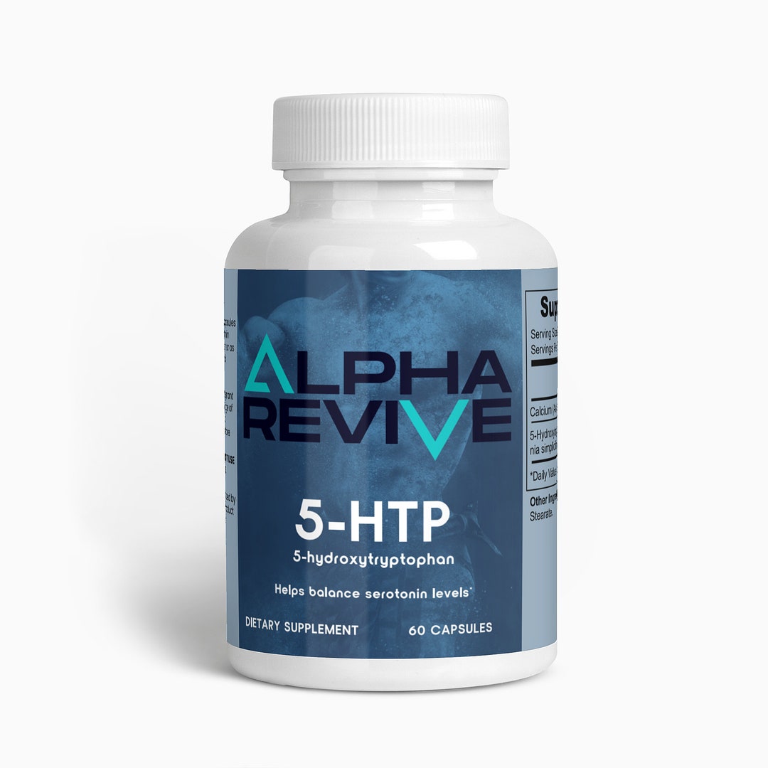 Alpha Revive 5HTP Supplement for Sleep, Mood, Anxiety, Hunger and Pain