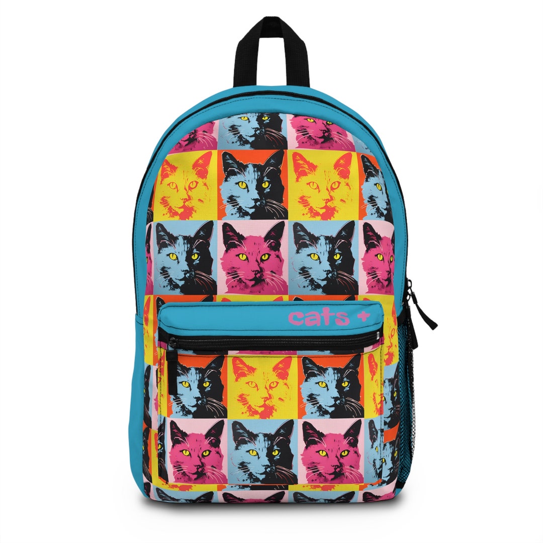Warhol Cats Backpack. Pop Art Backpack Etsy