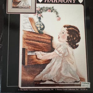 Ulotka z haftem krzyżykowym Harmony
