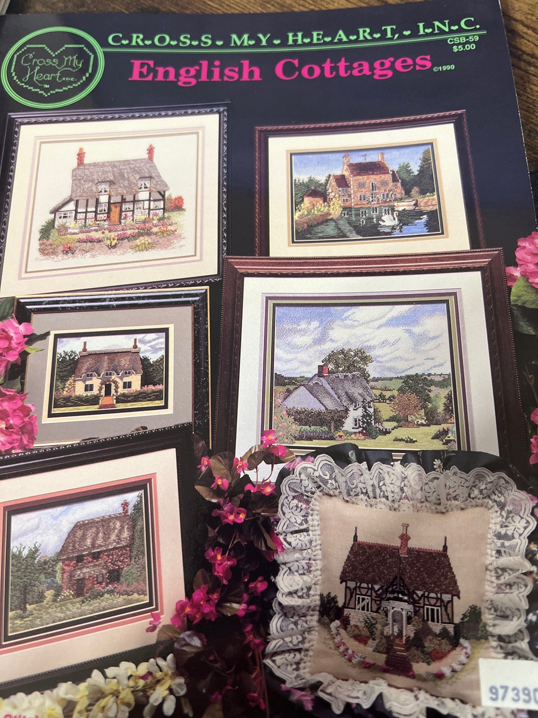 English Cottages Cross Stitch Pattern Book Etsy