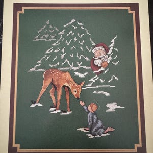 A Christmas is...1986 ulotka haftowana krzyżykiem
