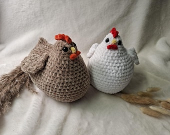Kurczak szydełkowany, kurczak amigurumi, miękki, przytulny