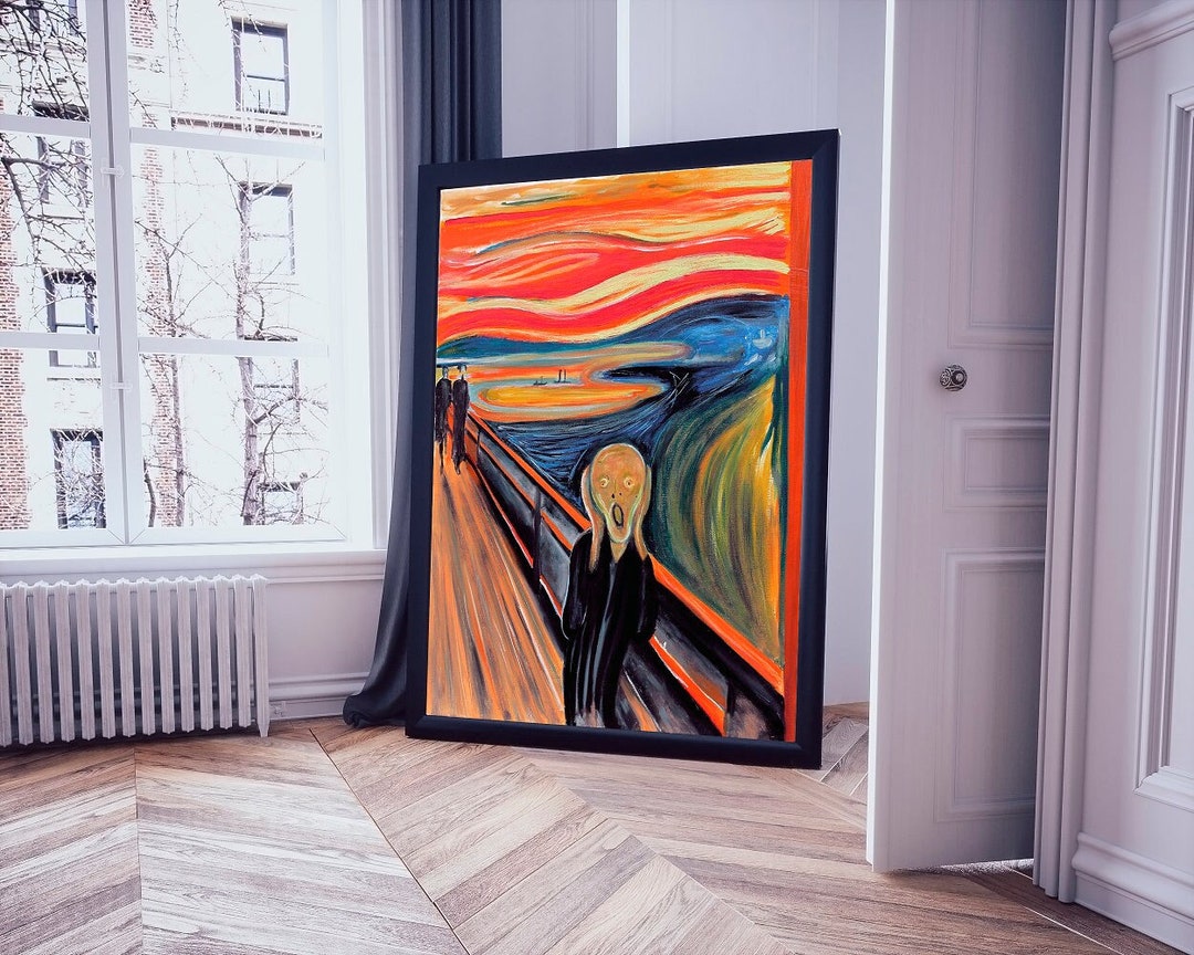 The Scream Painting by Edvard Munch, Classic Art Wall Decor