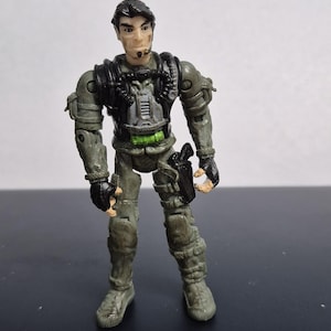Vintage Lenard The corps Commando Force Safari Swat action figure