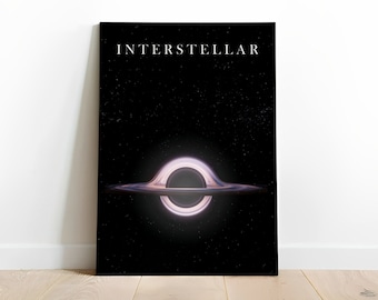 Interstellar Poster Space Wall Art Poster, Digital Art Print For Home Decor, Printable A1 A2 A3 A4 Poster, Film Poster Room decor