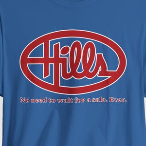 Retro Hills Department Store Retro Graphic 80s 90s Vintage Style Shirt