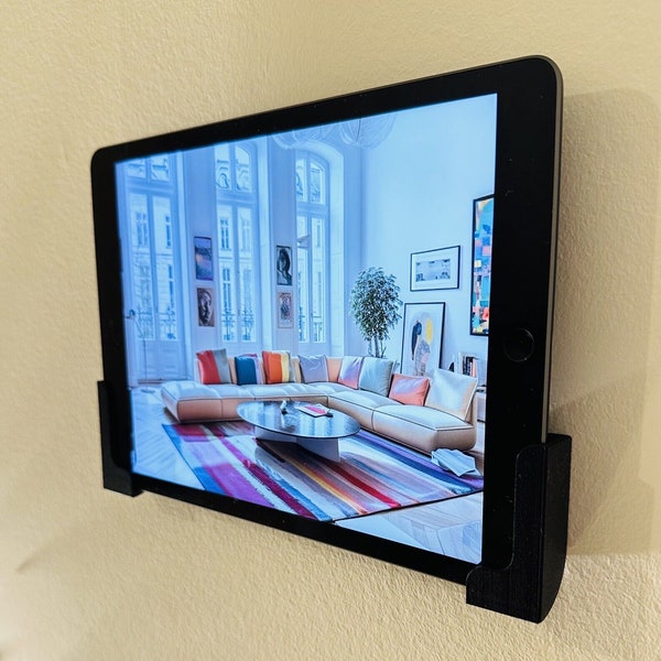 iPad Wandhalterung Elegante Tablet Halterung für Küche Büro Schlafzimmer sichere und flexible Montage, Ideal für Home Office