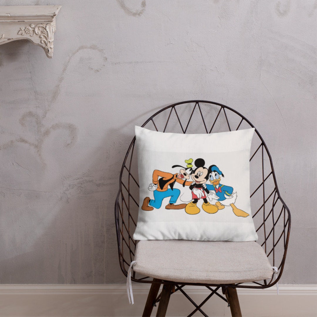 Mickey Mouse Pillow Case Disney Pillow Case Polyester Etsy