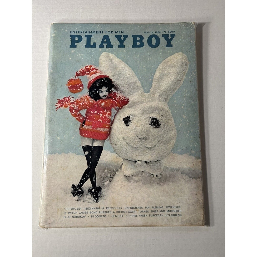 Playboy March 1966: Priscilla Wright Playmate Rossana - Etsy