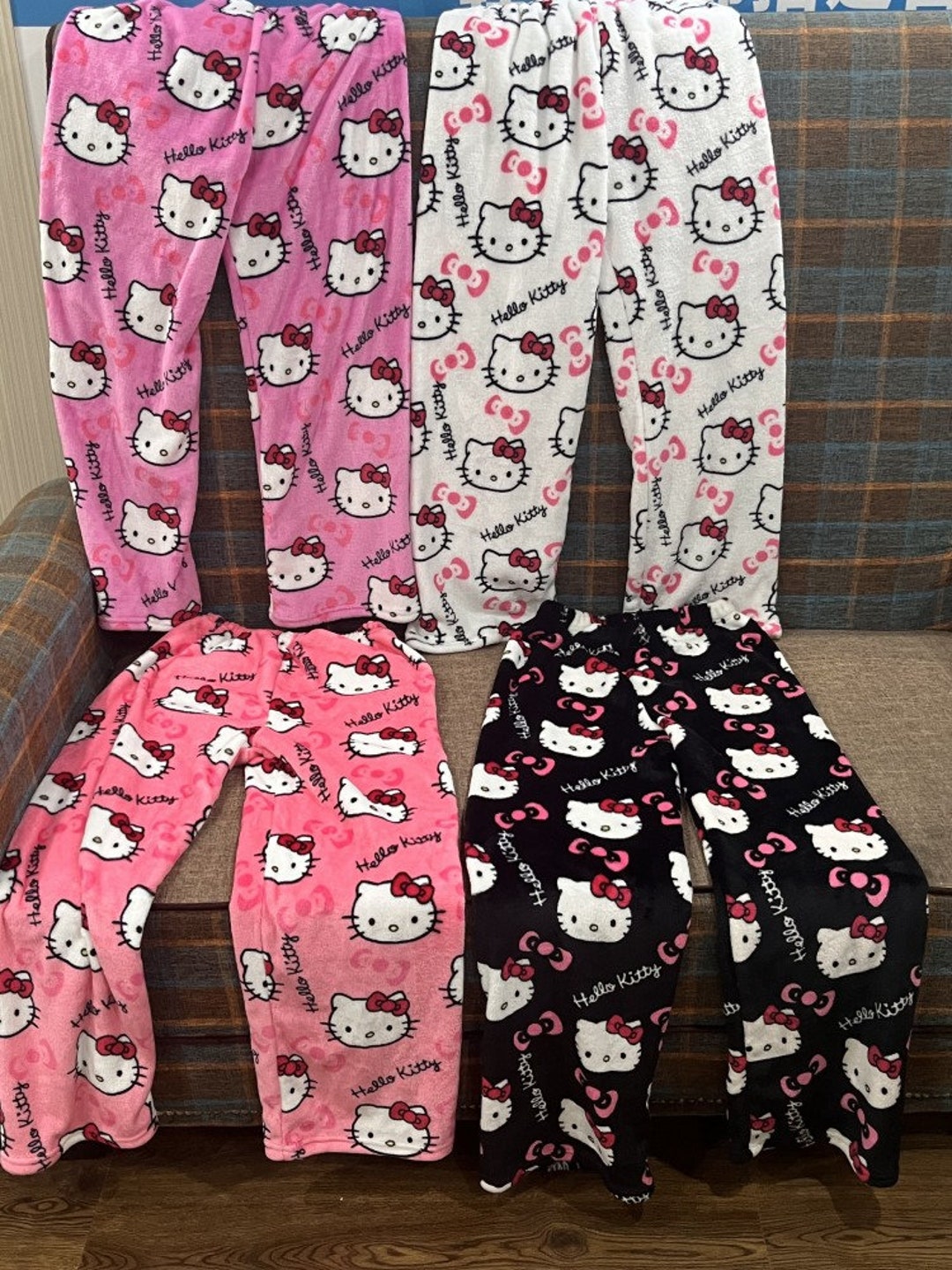 Sanrio hello kitty pyjama hose nettes weiches und bequemes etsy de