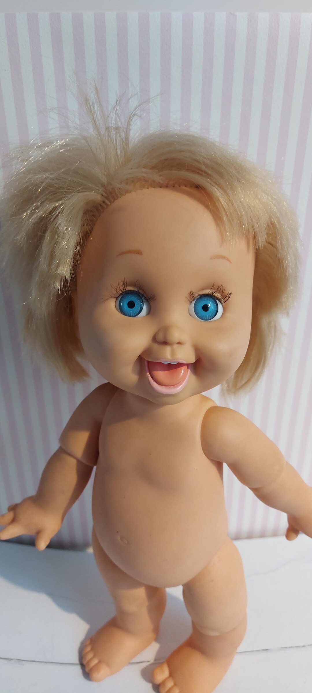 Poupée Galoob Baby Face AA So Playful Penny Black – Complète, Occasion