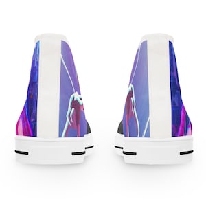 Blessings Journey |Gwen Spiderverse Hightop Sneakers , Converse Cutomize shoes, Birthday Gift , Women's Classic High Top Canvas Shoes image 3