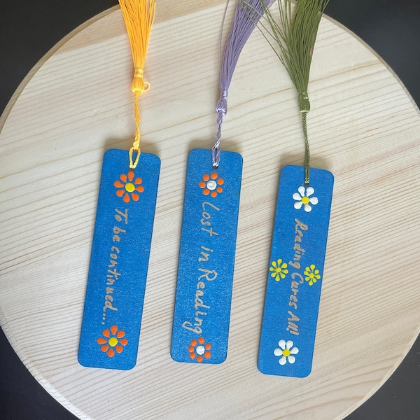 Hand painted  Bookmarks- Gift For Teacher