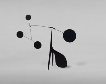 STABILE Standing Mobile Verneuil Créations Black Handmade in