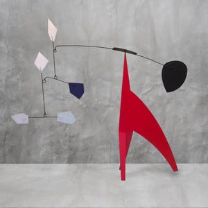 Stabile mobile, signed limited edition, mobile metal sculpture, tabletop kinetic mobile, made in France, midcenturymodern art