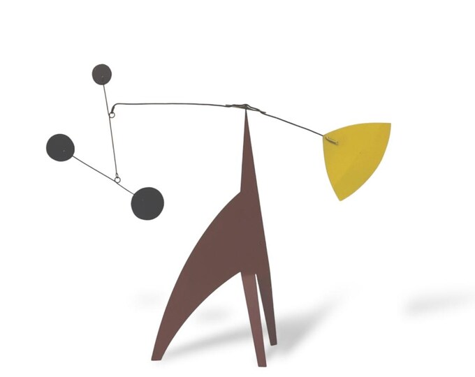 Stabile mobile, signed limited edition, mobile metal sculpture, tabletop kinetic mobile, made in France, midcenturymodern art