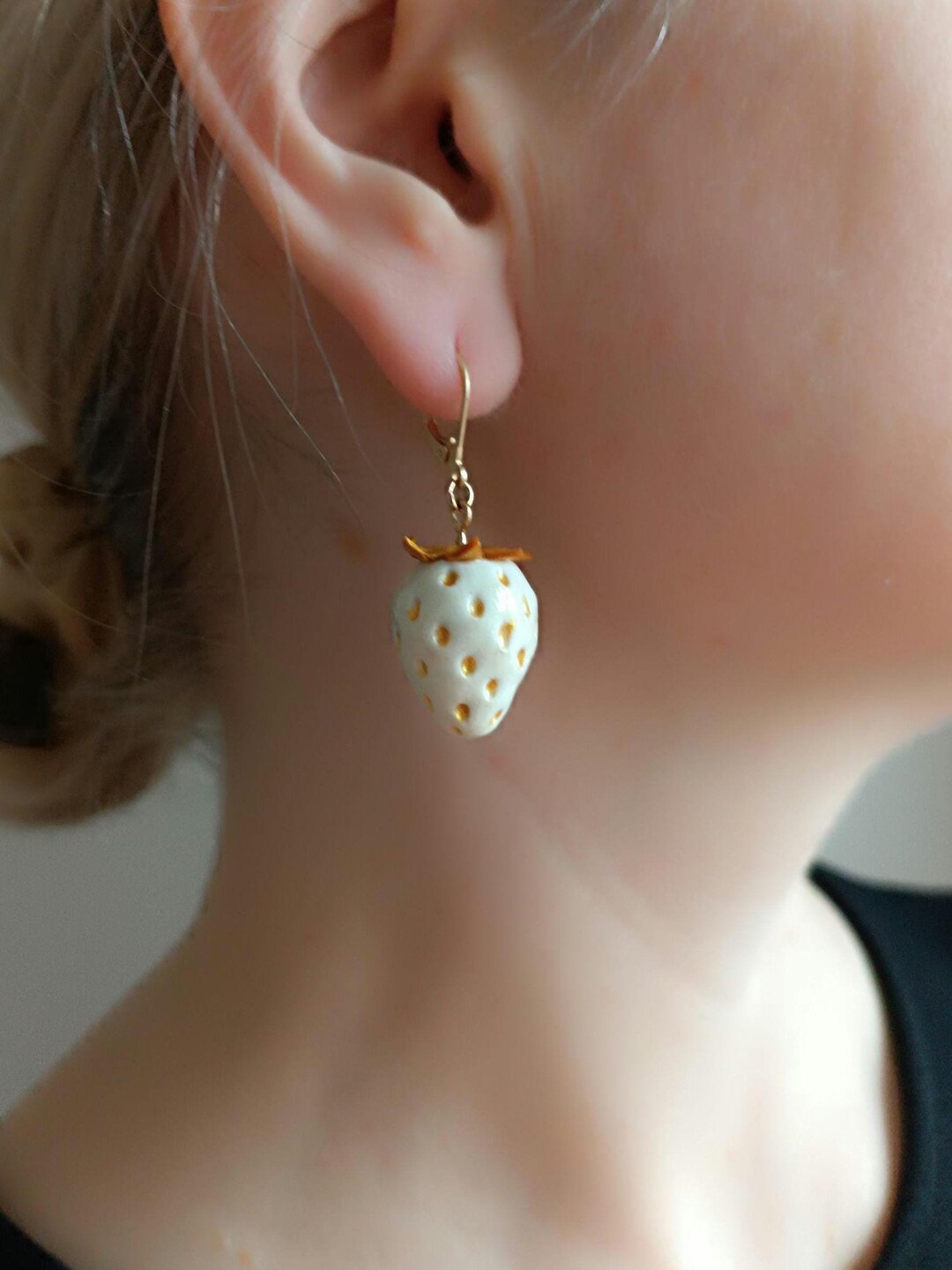 2 Paia Di Orecchini A Fragola, Gioielli Creativi A Tema Frutta, Carini E Divertenti, Leggeri In Lega E Resina, Accessori Moda Per Donne E Ragazze - 2