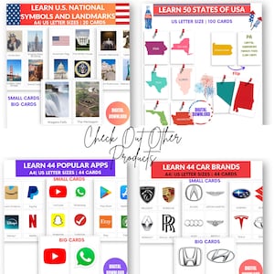 Montessori Flashcards, 3 parts cards, Traffic Signs flash cards, Montessori Printable, Road Test, DMW test, Leaner's Permit