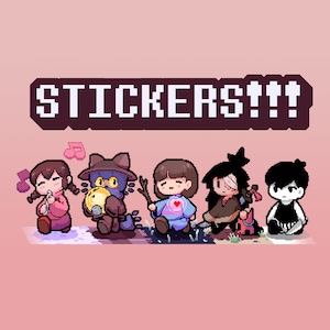 RPG-stickers - Yume Nikki, One Shot, Undertale, LISA, OMORI