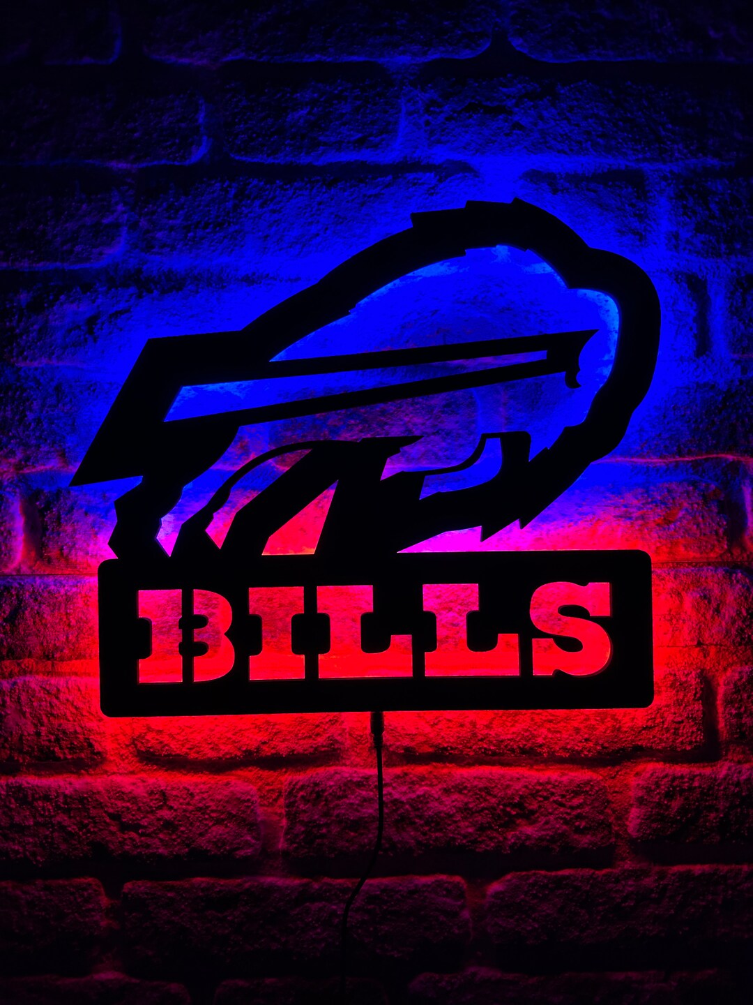 Buffalo Bills Led Sign, Buffalo Bills Wall Art, Buffalo Bills Led Light