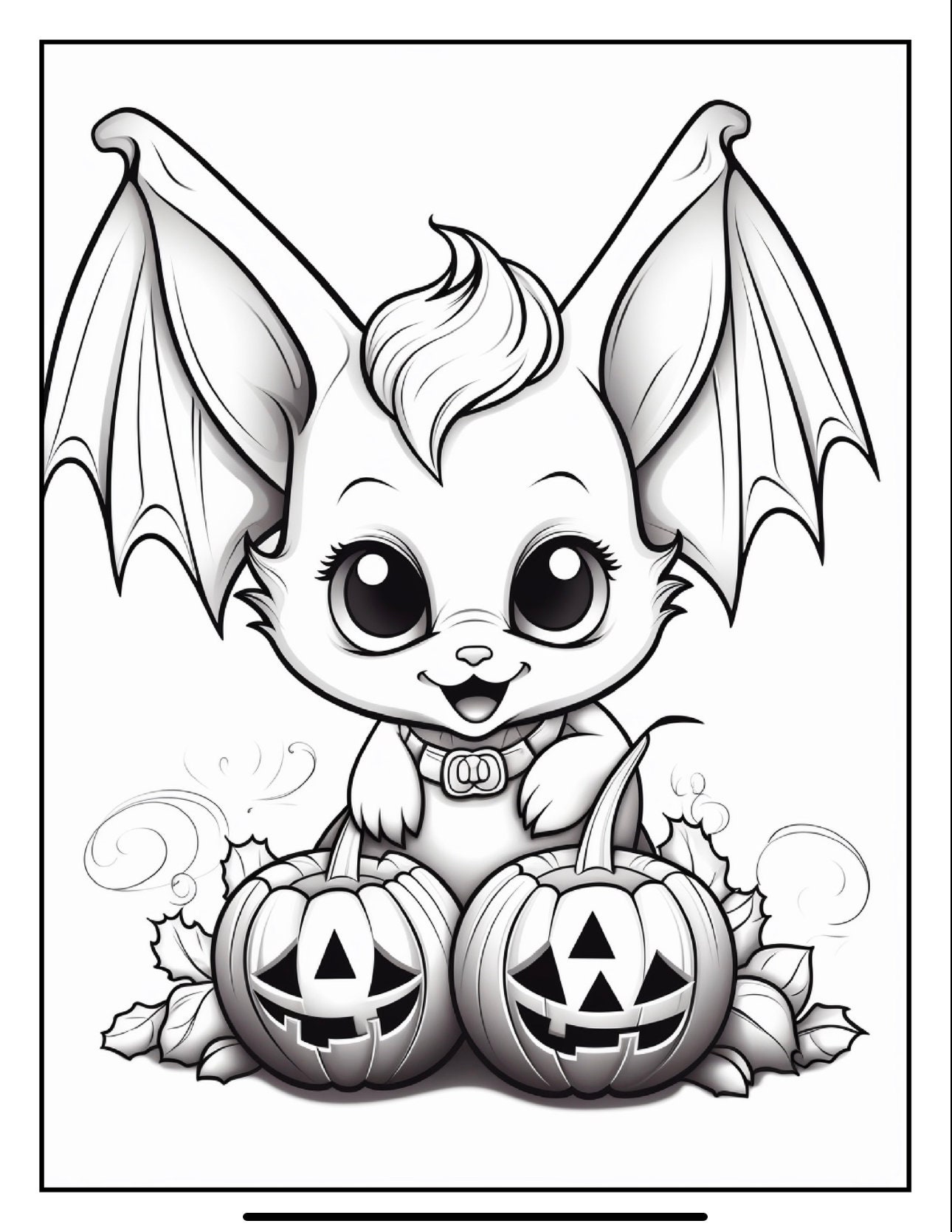 Scary and Cute Halloween Coloring Book Bundle| Includes Over 300 ...