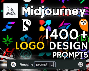 1400+ Midjourney Logo Design Prompts | Google Sheets Spreadsheet | AI Logo Designer | AI Graphic Design | AI Business Logo Maker | EZwithAI