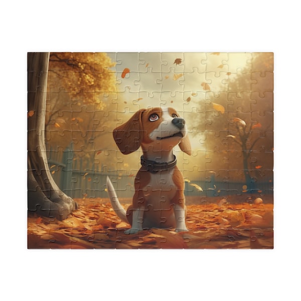 Beagle Jigsaw Puzzle Etsy
