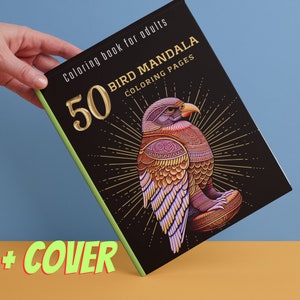 50 Bird Mandala Coloring pages | Printable Coloring Book | Adults Coloring book | Printable Digital Coloring | Fantasy Coloring