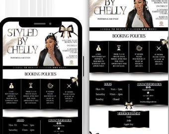 Plantilla de programación Acuity DIY: Diseño web en Canva (Descarga digital)