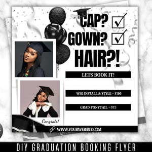 DIY Graduation Specials Flyer: Canva Template (Digital)
