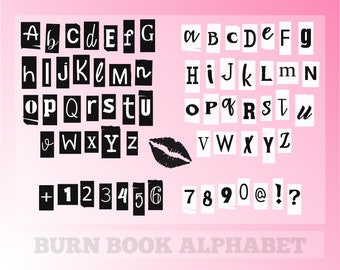Gravar alfabeto de livro, gravar letras de livros, arquivos de corte cricut, gravar livro SVG, Designs Sublimation Cricut Fonts, Canva, Silhouette SVG Png Designs
