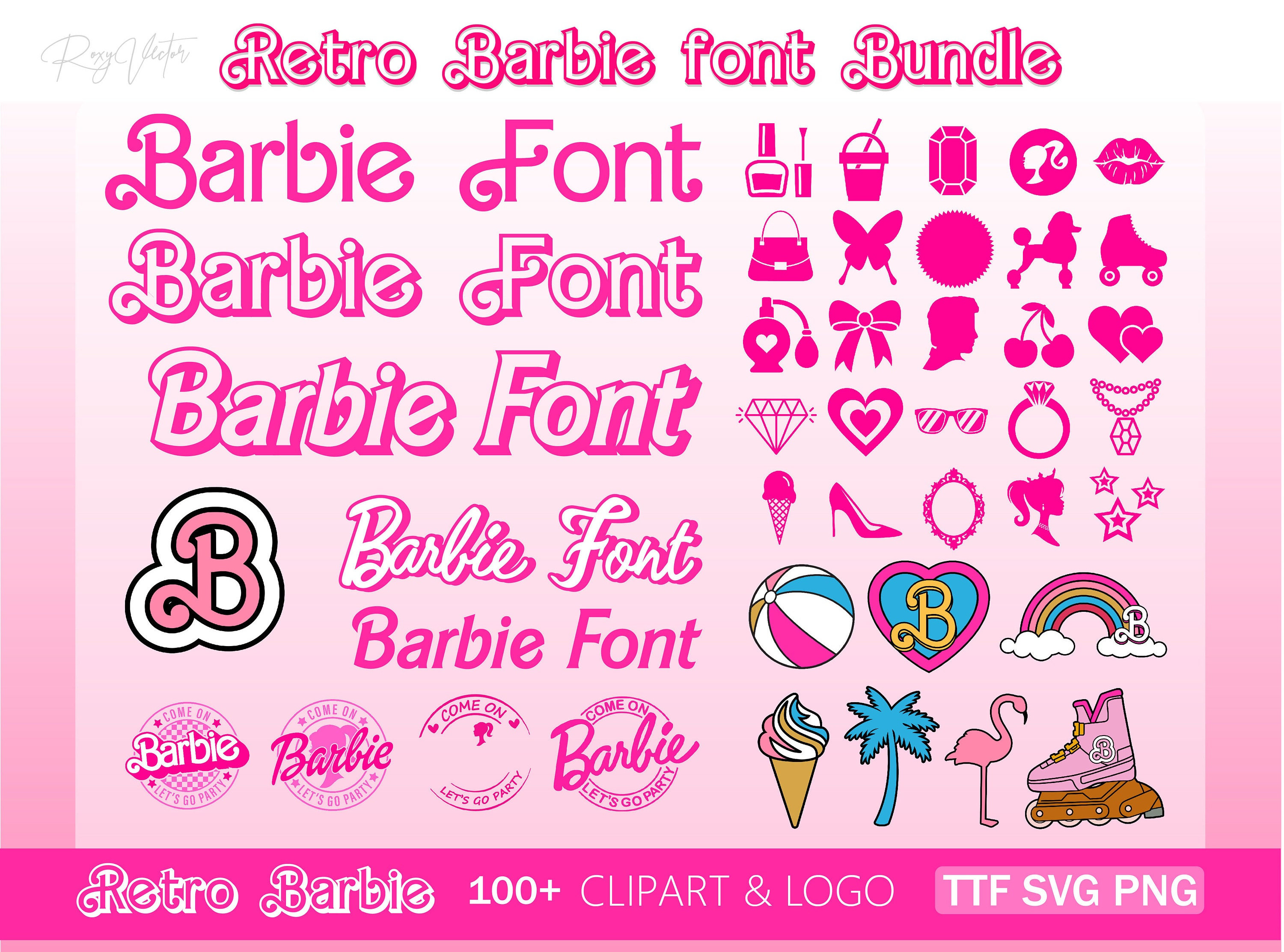 Barbie, Sublimation, Ready to Print, Ready To Press, Print Out Transfe –  charmalicious-shop