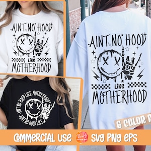 Grappige moeder SVG PNG is geen kap zoals moederschap, Moederdag Trendy moeder Svg Png sarcastische Retro Sublimatie Front Back Svg CutFile