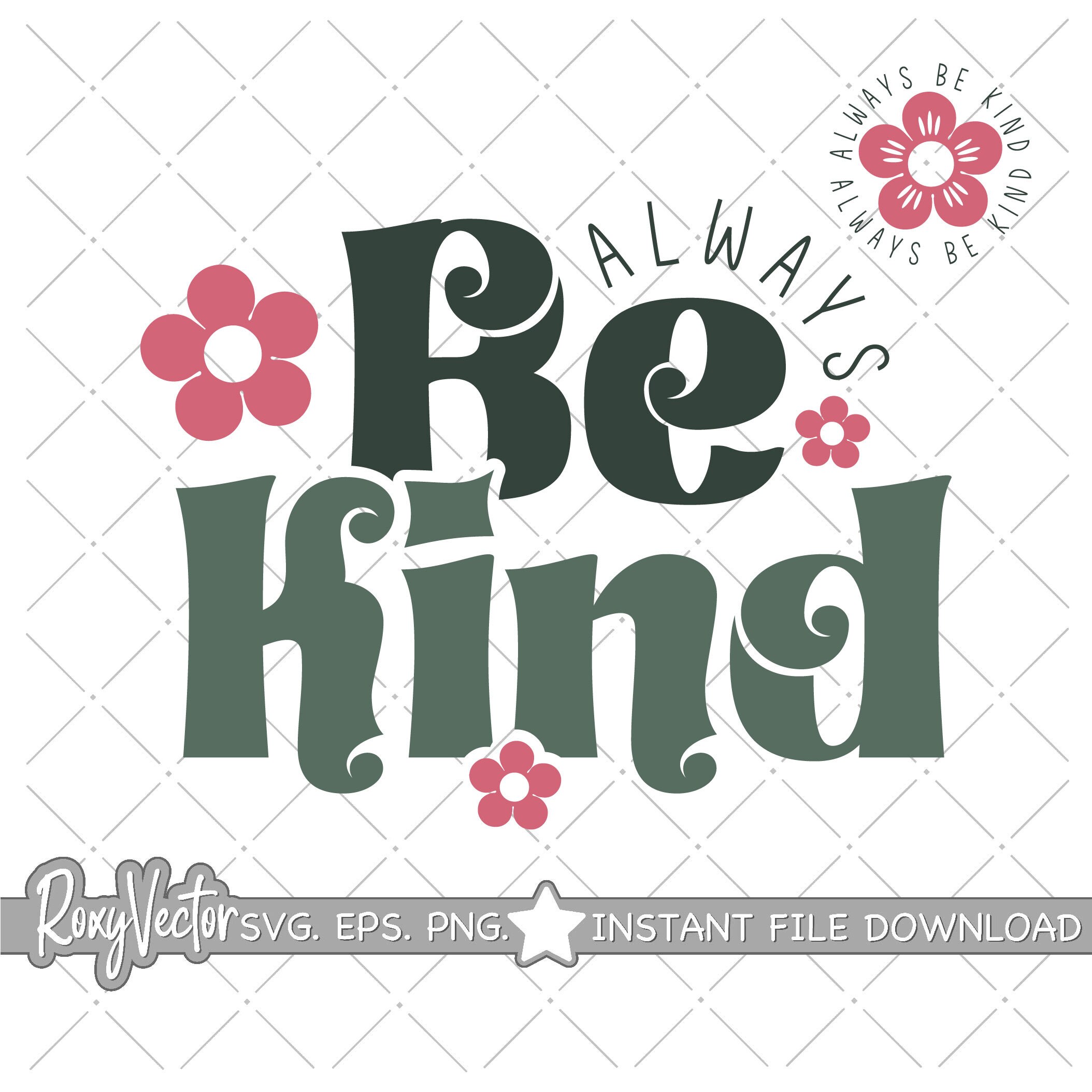 Always Be Kind Svg, Kindness Svg, Retro Svg, Kindness Svg Png Eps ...