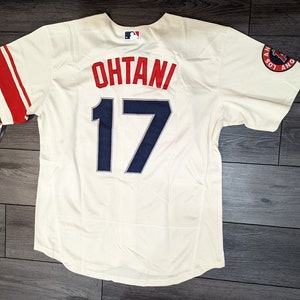 Men's Los Angeles Shohei Ohtani Authentic City Connect Cream