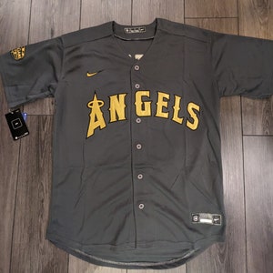 Los Angeles Angels of Anaheim Nike Official Replica Alternate Jersey - Mens  with Ohtani 17 printing