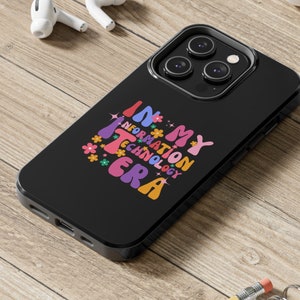 Colorful Floral IT Era iPhone Case - Information Technology - Tech Lover - Flower Design - Geek Chic - Trendy Phone Cover - IT support gift
