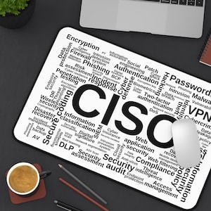 CISO - Information Security Desk Mat, cyber security, infosec, security officer gift