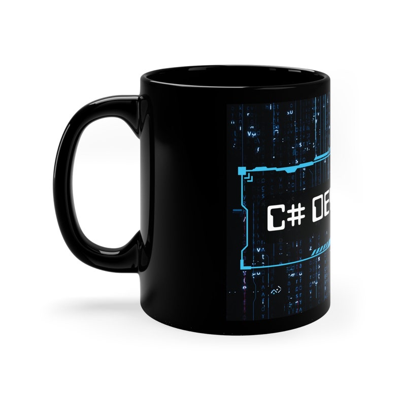 C# Developer Mug, With Tech New Age Design. Great Gift for a Programmer ...